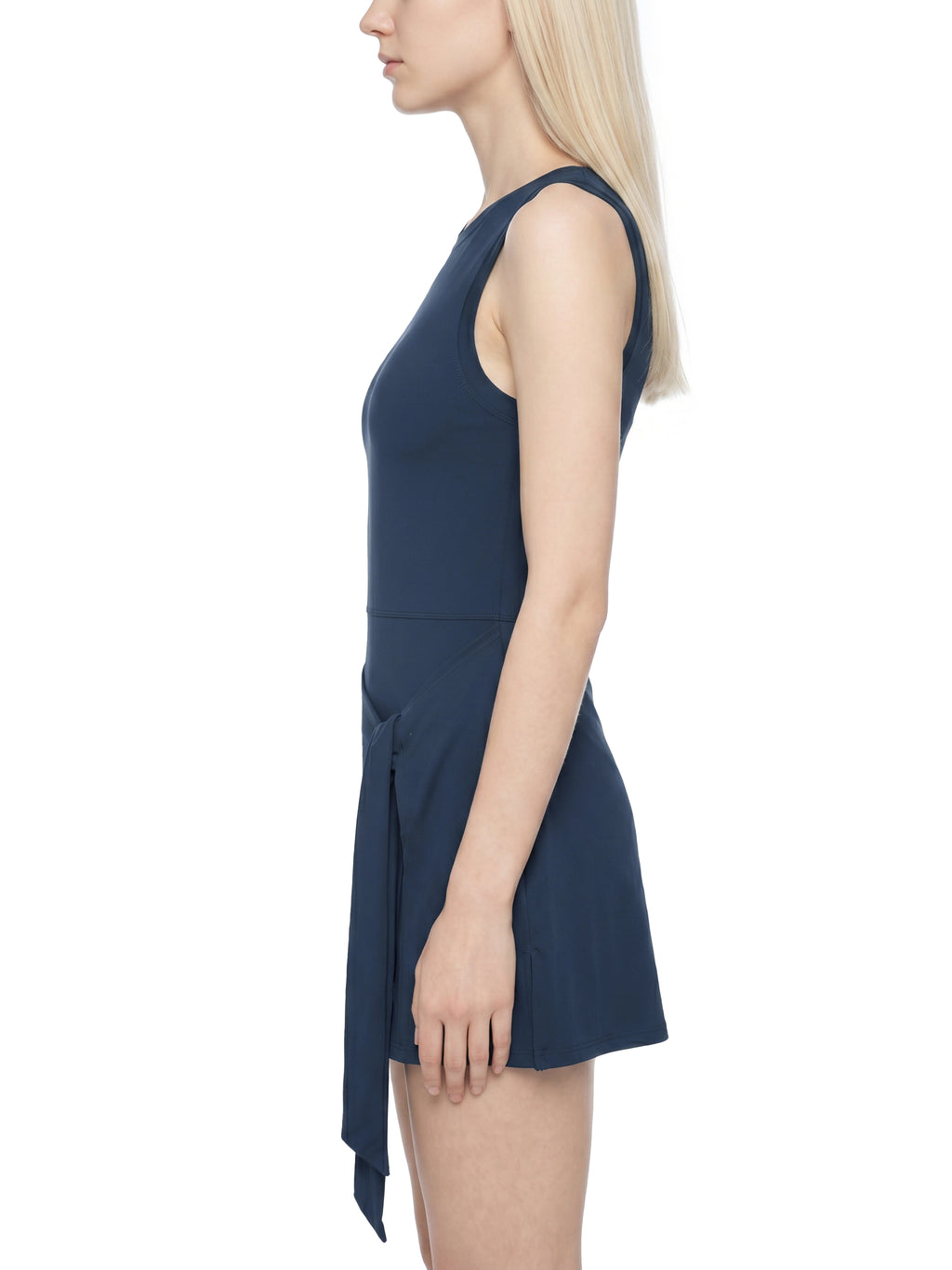 The GFG Heritage Wrap-Tie Dress — White Crown