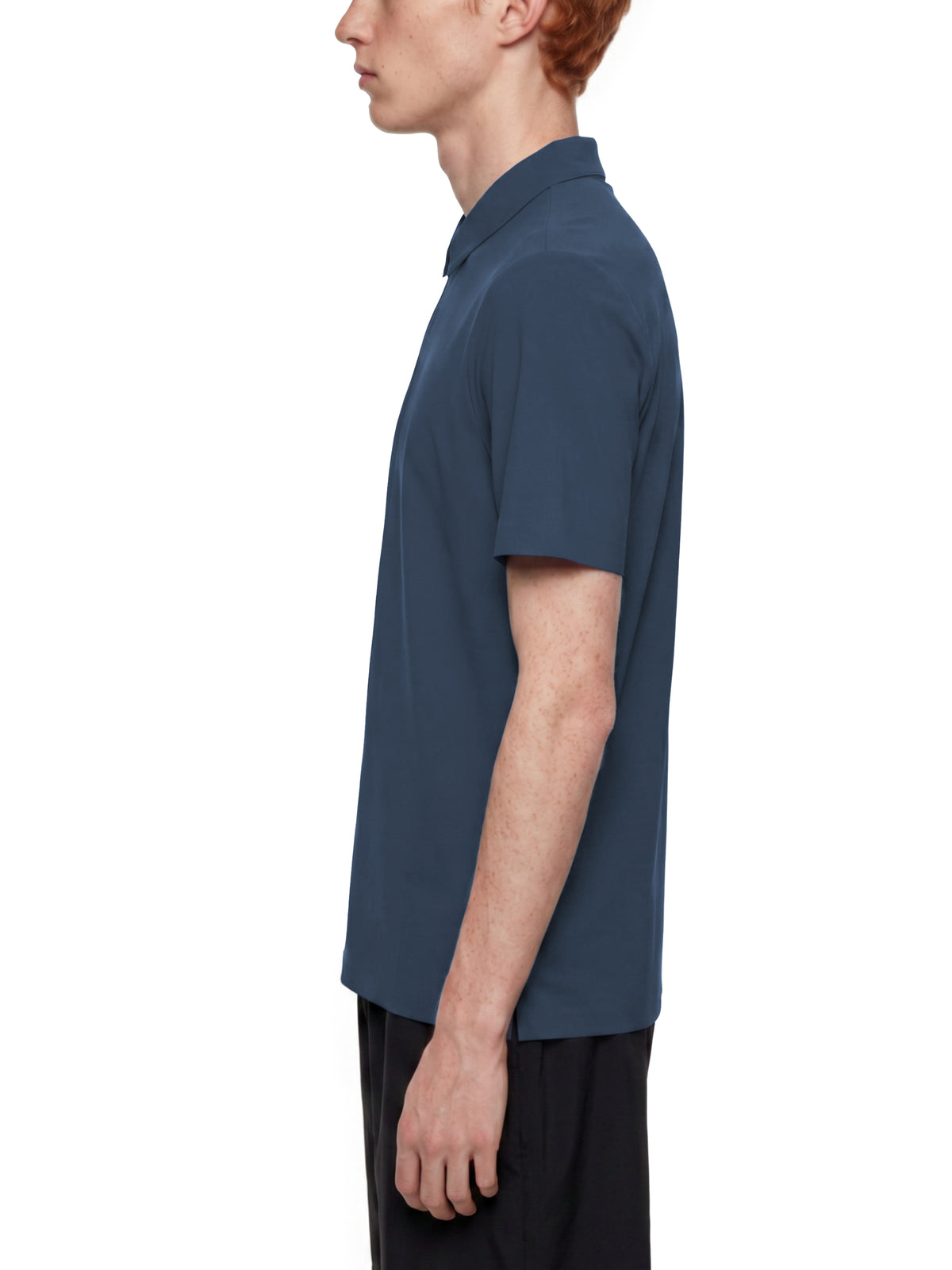 The GFG Heritage Quarter-Zip Performance Polo — White Crown