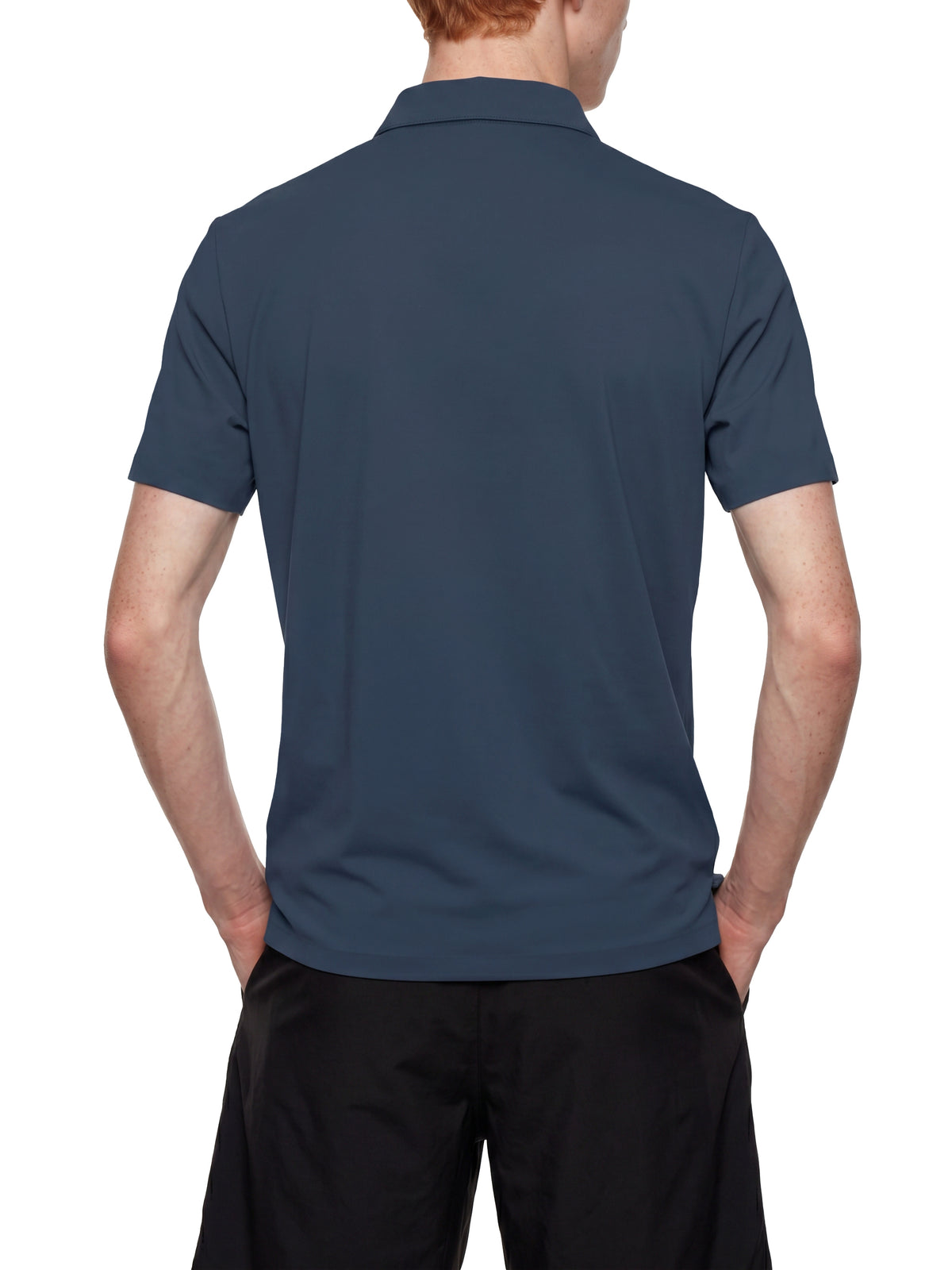 The GFG Heritage Quarter-Zip Performance Polo — White Crown