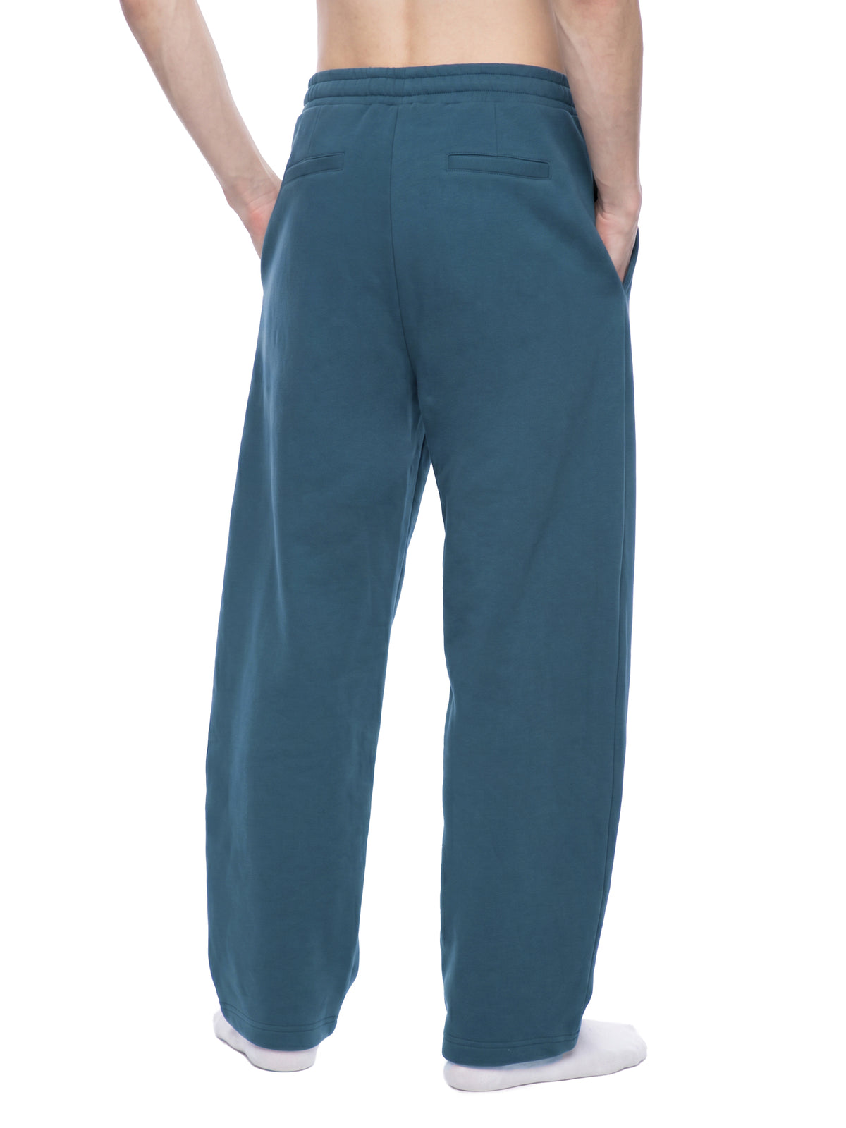 The GFG Heritage Barrel Leg Sweatpants — Silver Crown