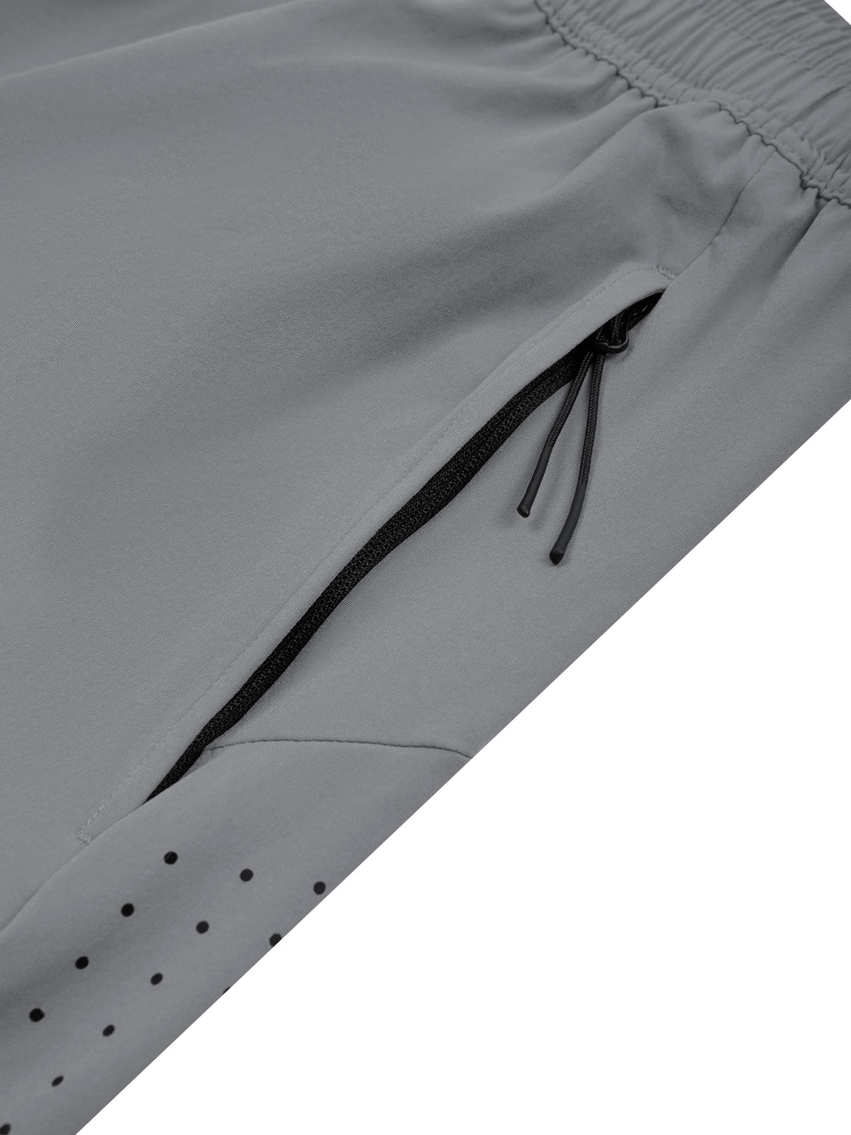 The GFG Heritage Regular-Fit Performance Shorts — Silver Crown