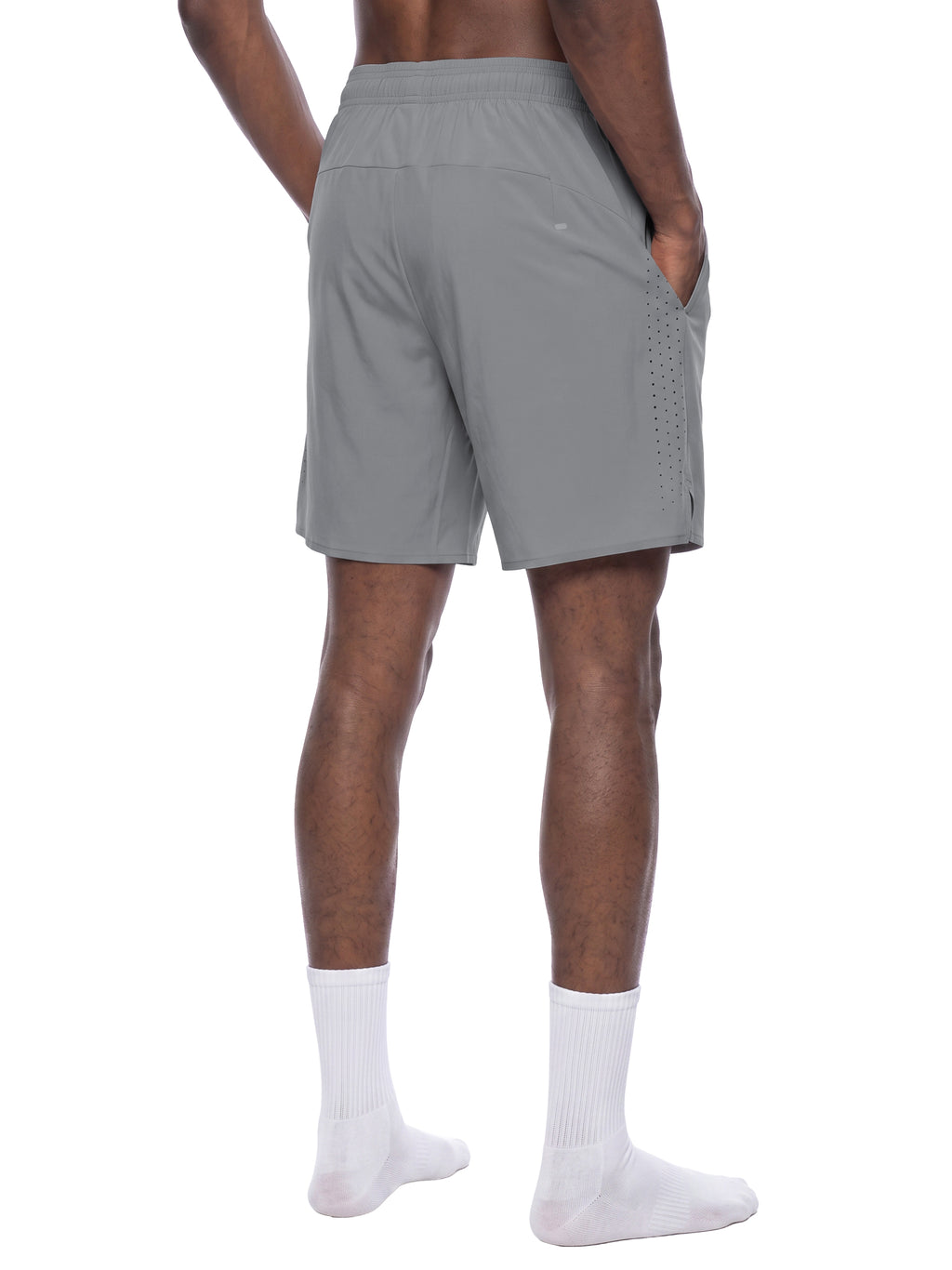 The GFG Heritage Regular-Fit Performance Shorts — Silver Crown