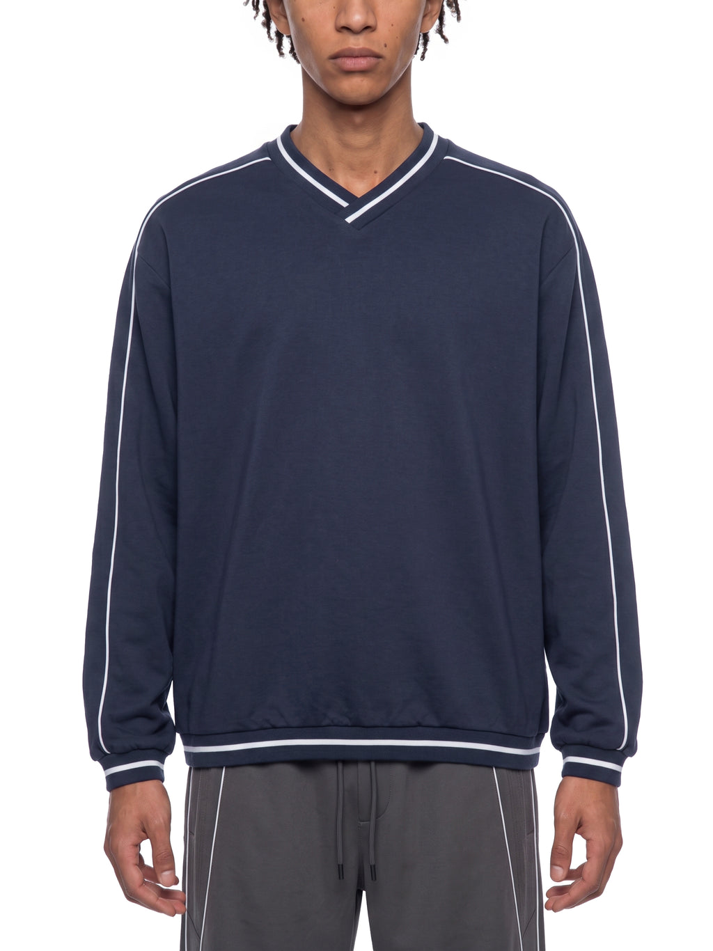 The GFG Heritage Colour Block V-Neck Sweatshirt — Varsity Block