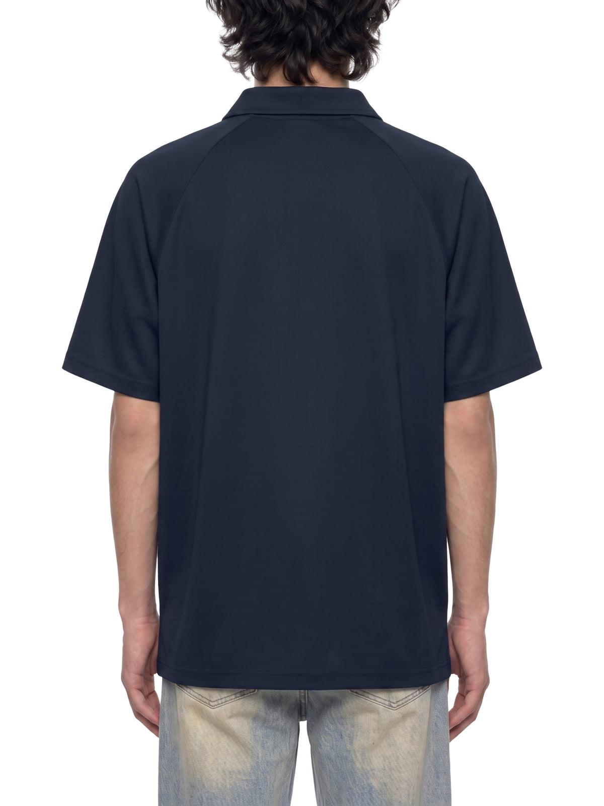 The GFG Heritage Regular-Fit Polo — White Crown