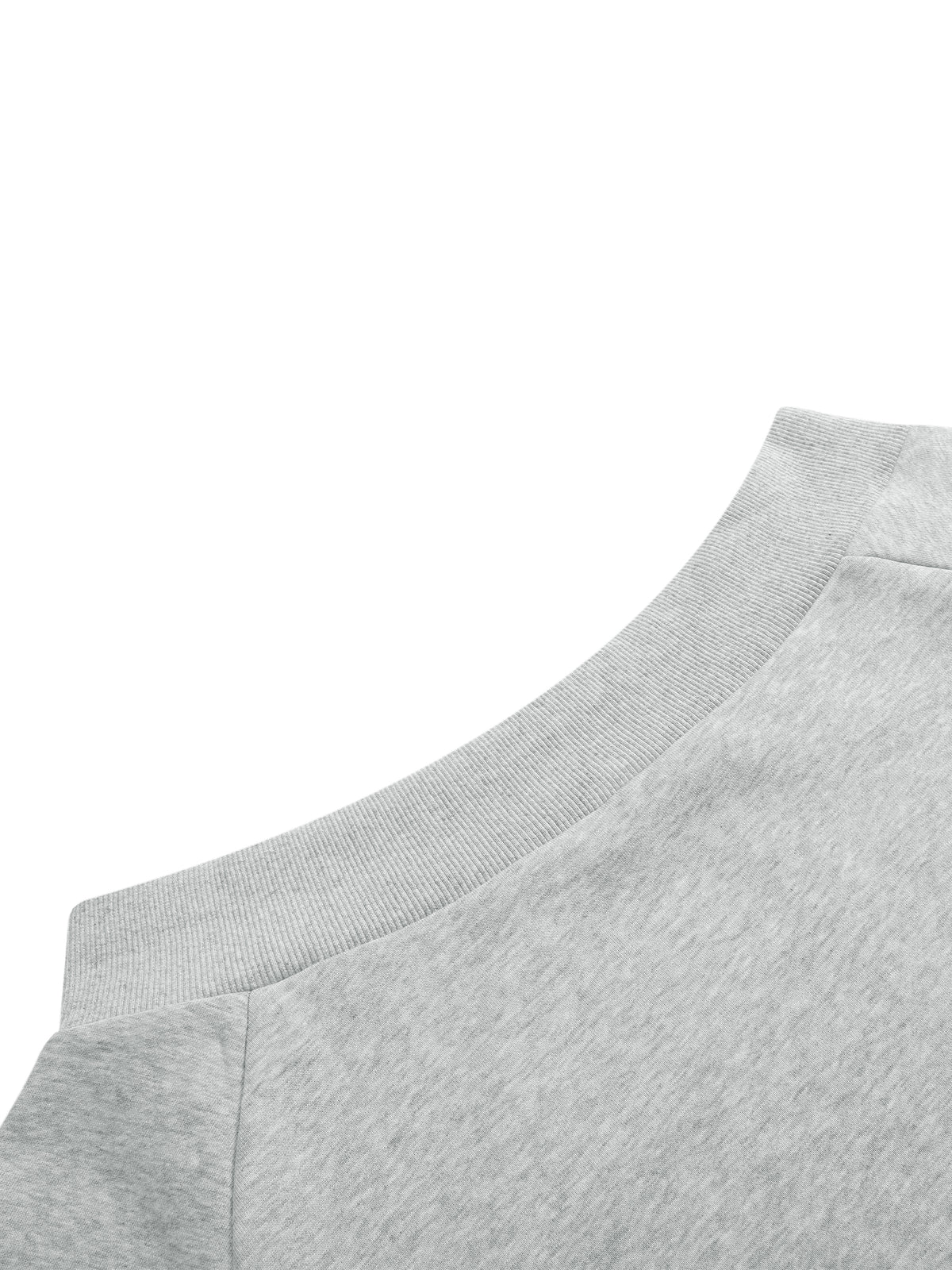 The GFG Heritage Boat-Neck Sweatshirt Dress — White Crown
