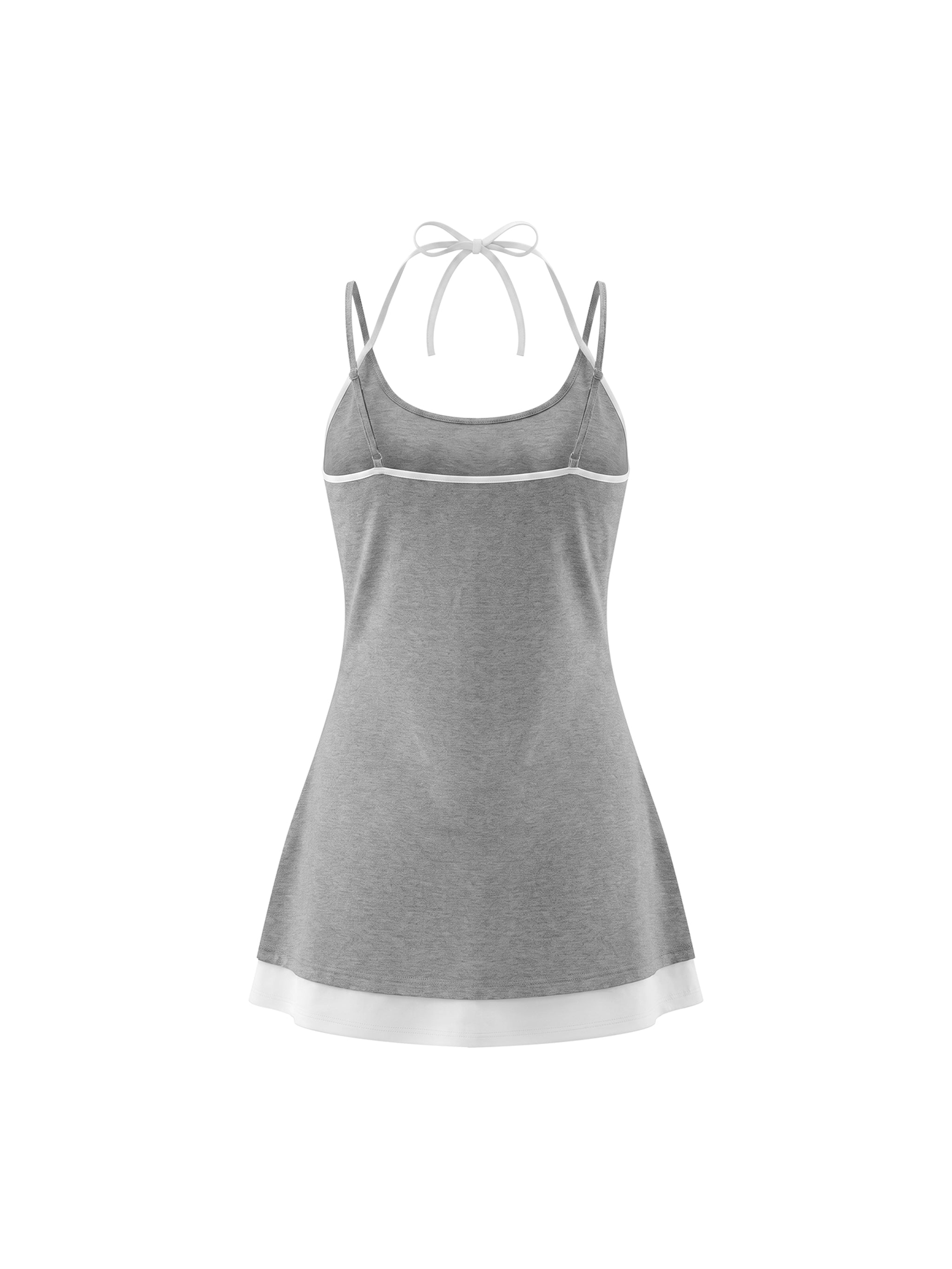 The GFG Heritage Bow-Tie Cami Dress — White Crown