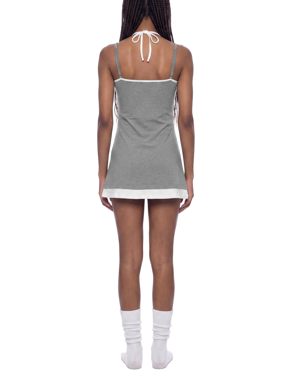 The GFG Heritage Bow-Tie Cami Dress — Black Crown