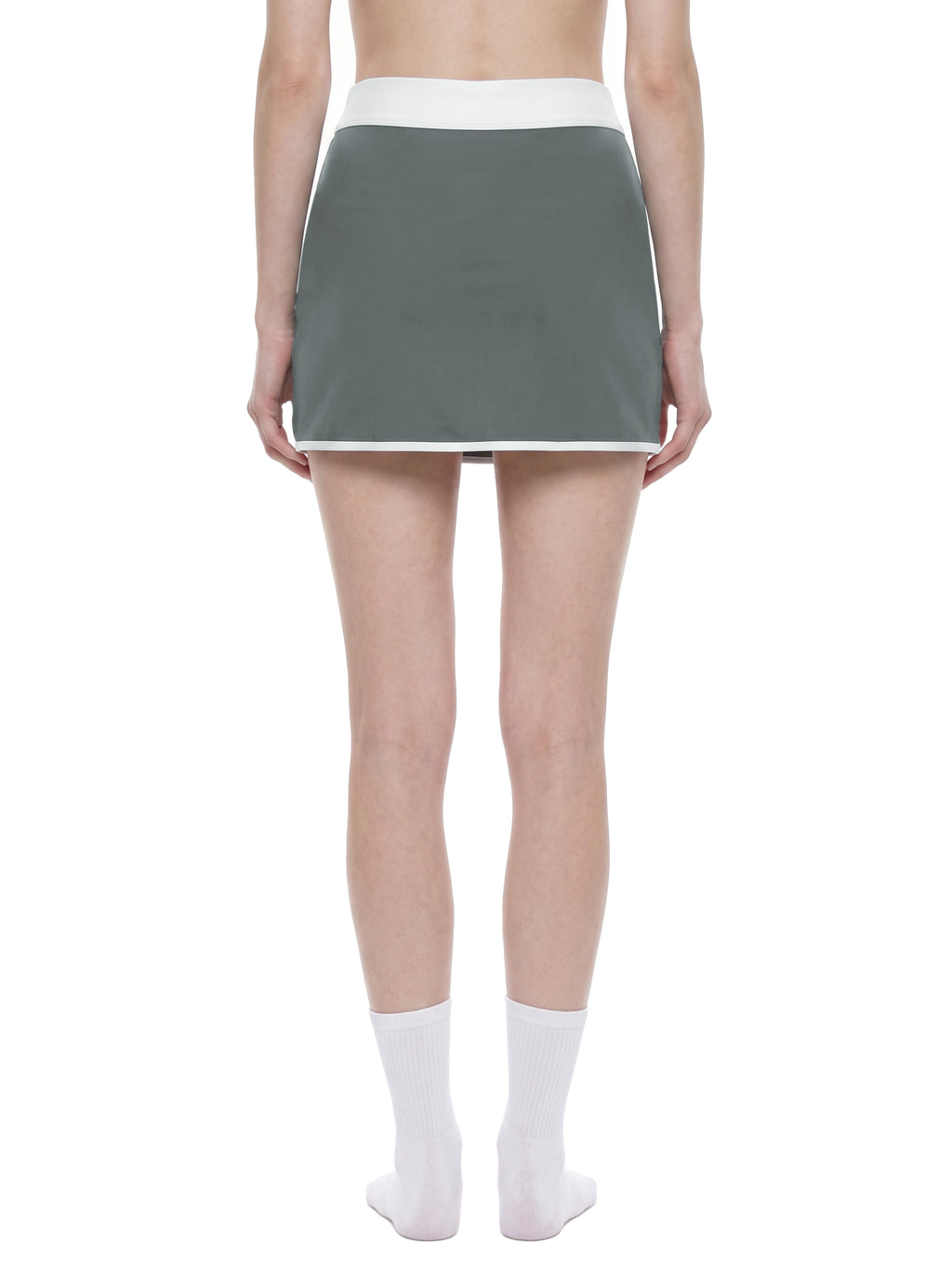 The GFG Heritage Colour Block A-Line Skort — Black Crown