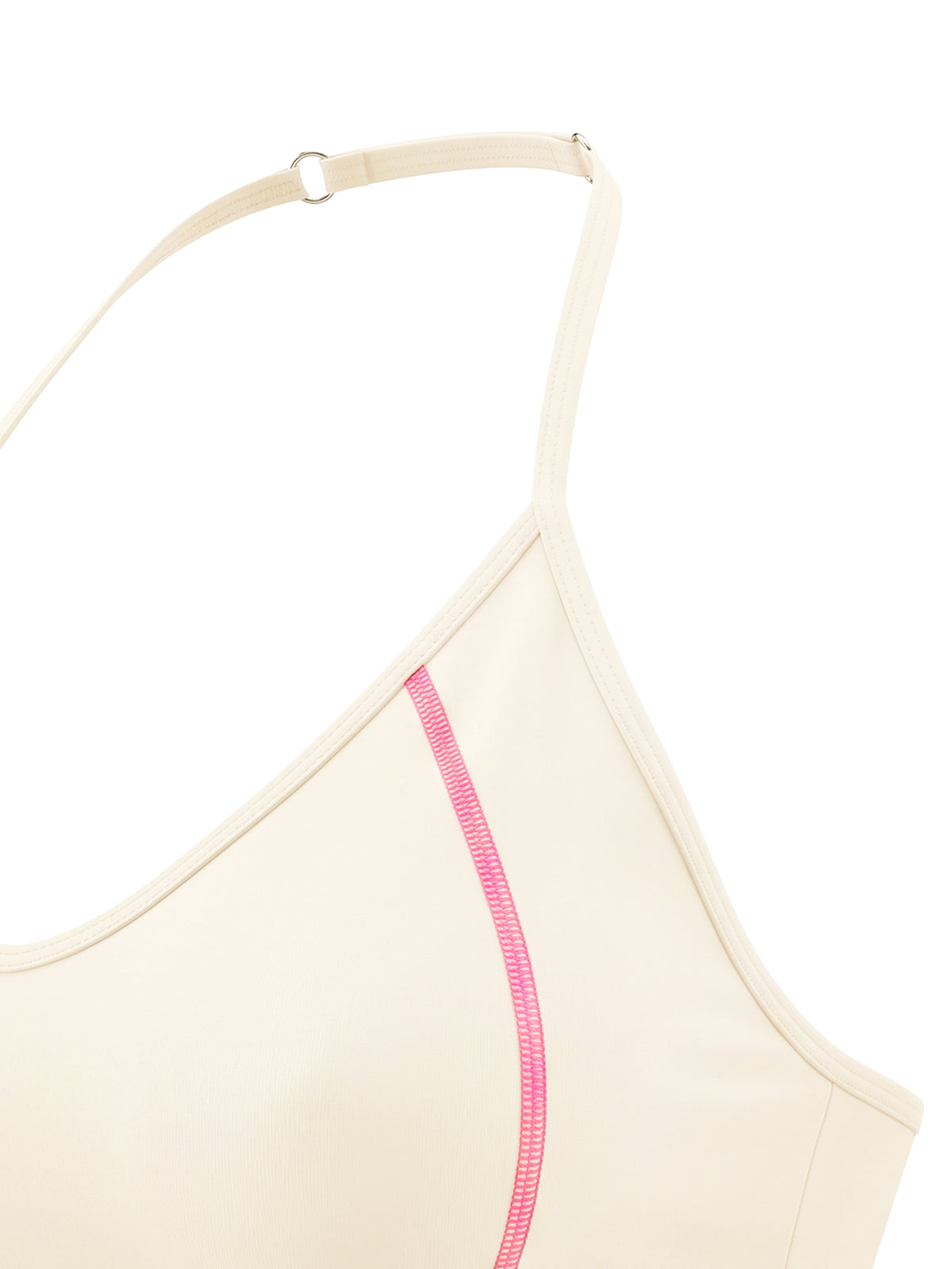 The GFG Heritage Halter Yoga Tank — White Crown