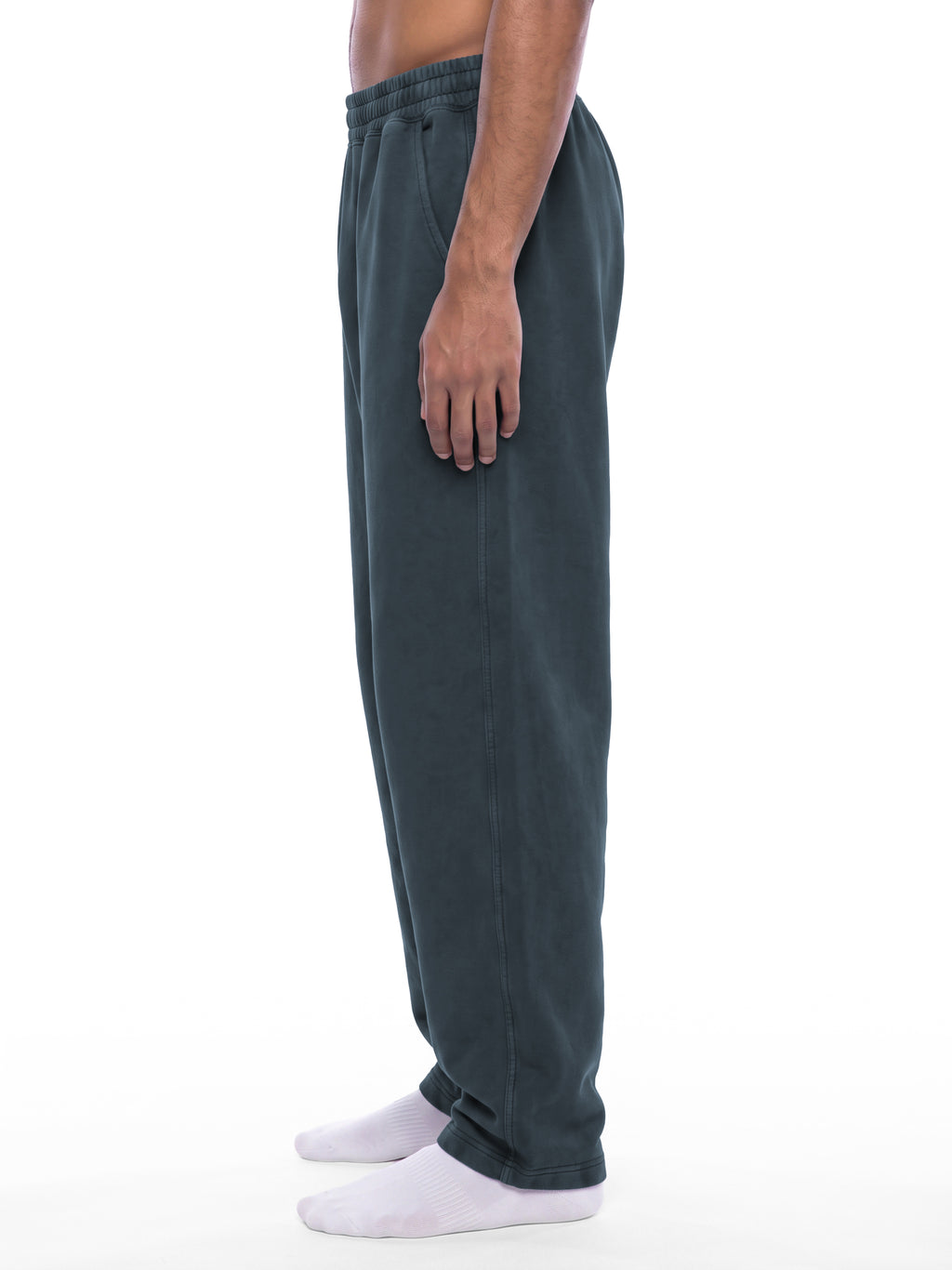The GFG Heritage Mineral Wash Balloon Sweatpants — Silver Crown