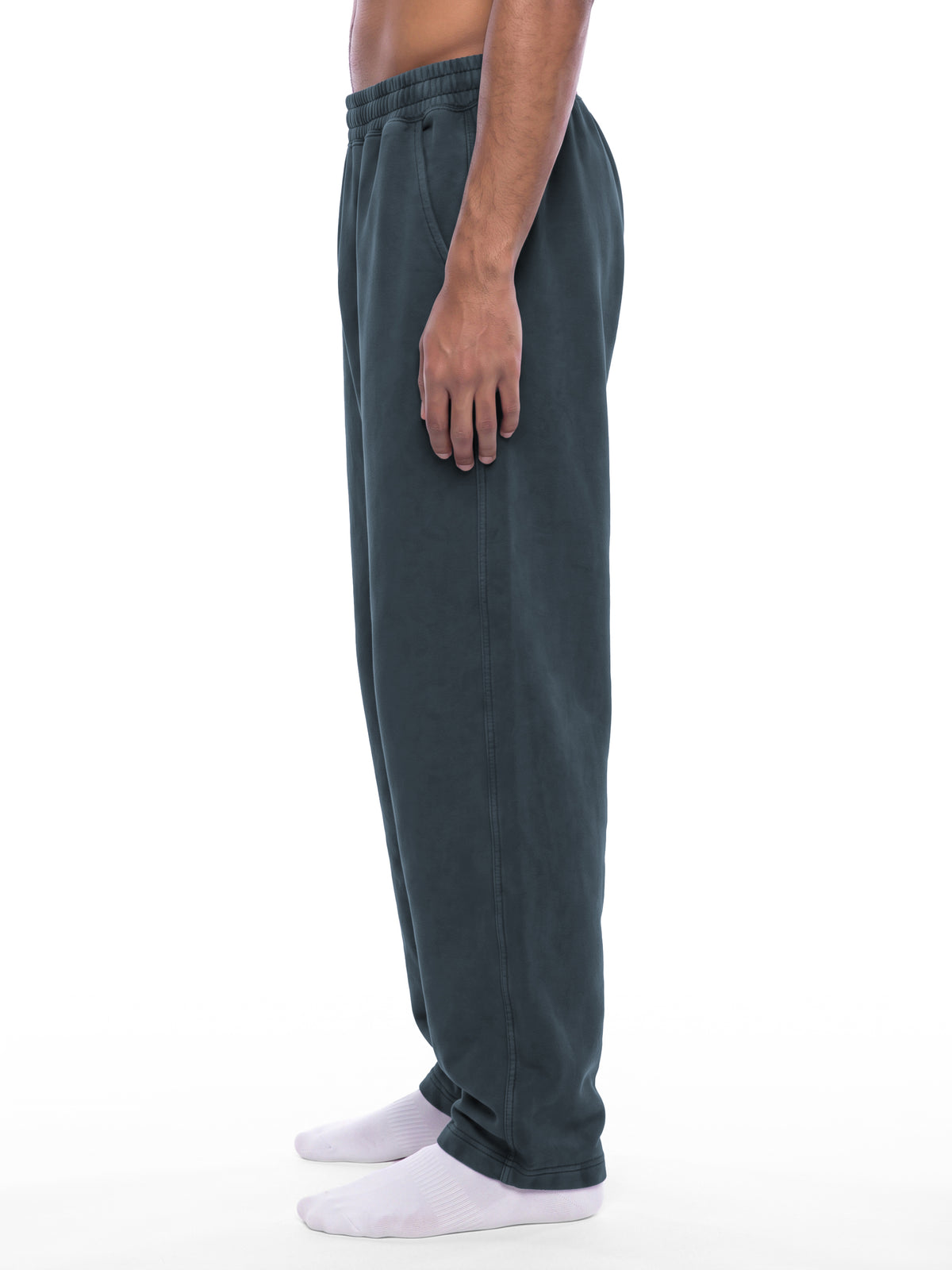 The GFG Heritage Mineral Wash Balloon Sweatpants — Silver Crown