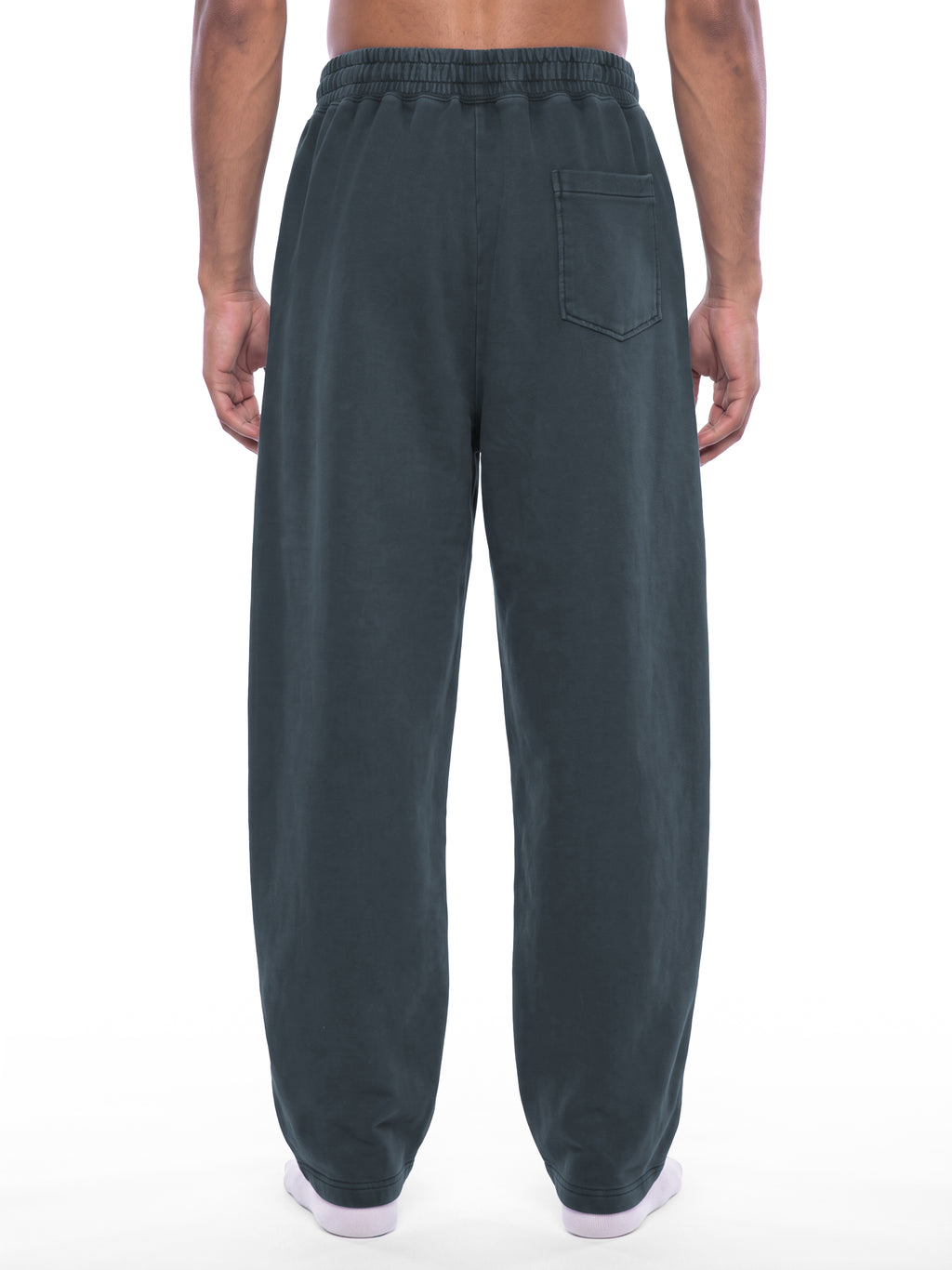 The GFG Heritage Mineral Wash Balloon Sweatpants — Silver Crown