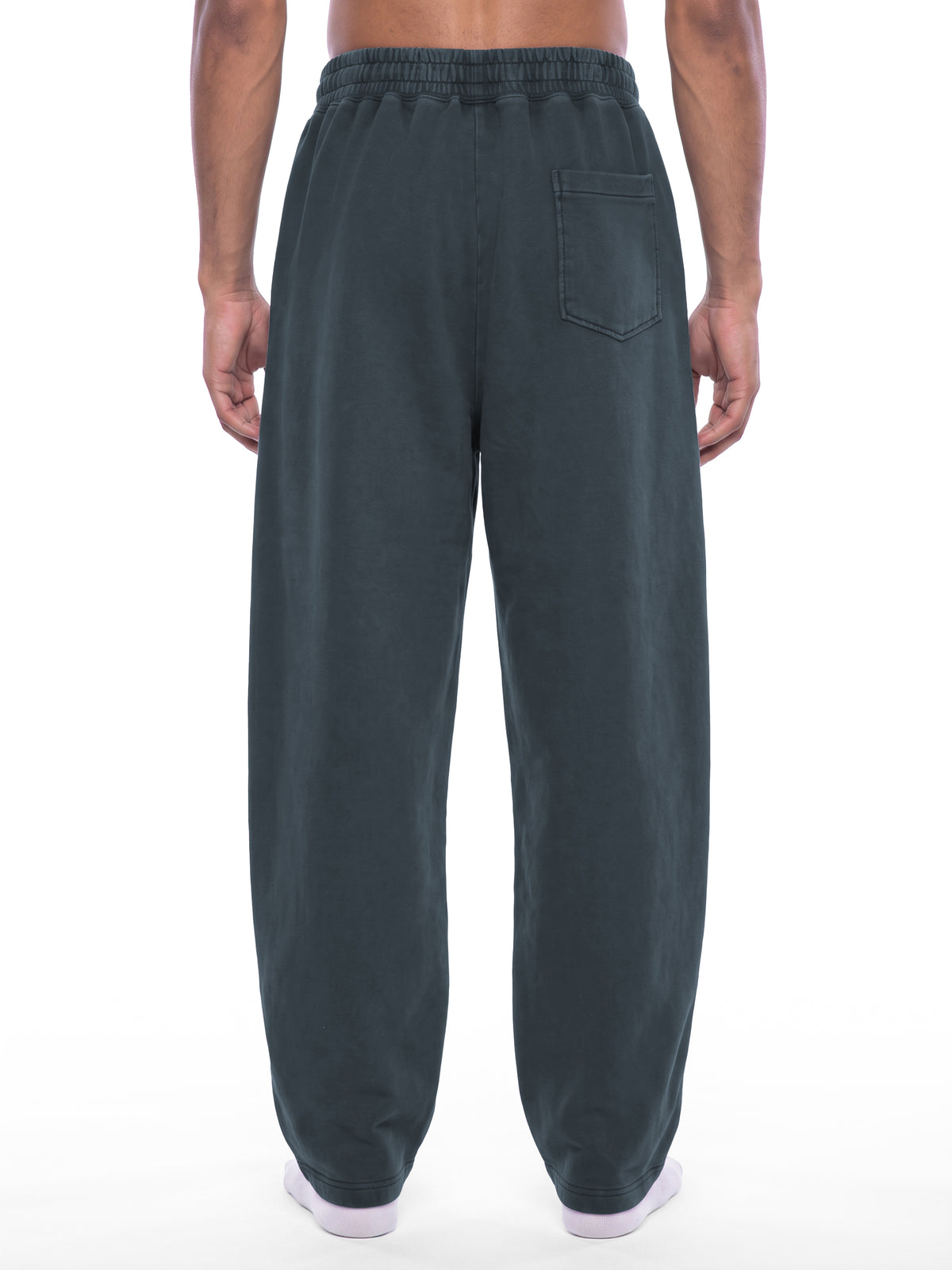 The GFG Heritage Mineral Wash Balloon Sweatpants — Silver Crown
