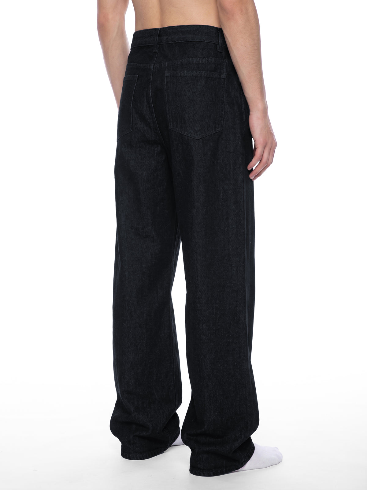 The GFG Heritage Wide Leg Denim Jeans — Silver Crown