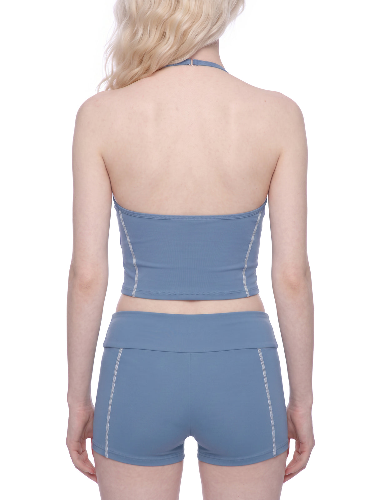 The GFG Heritage Halter Yoga Tank — Black Crown