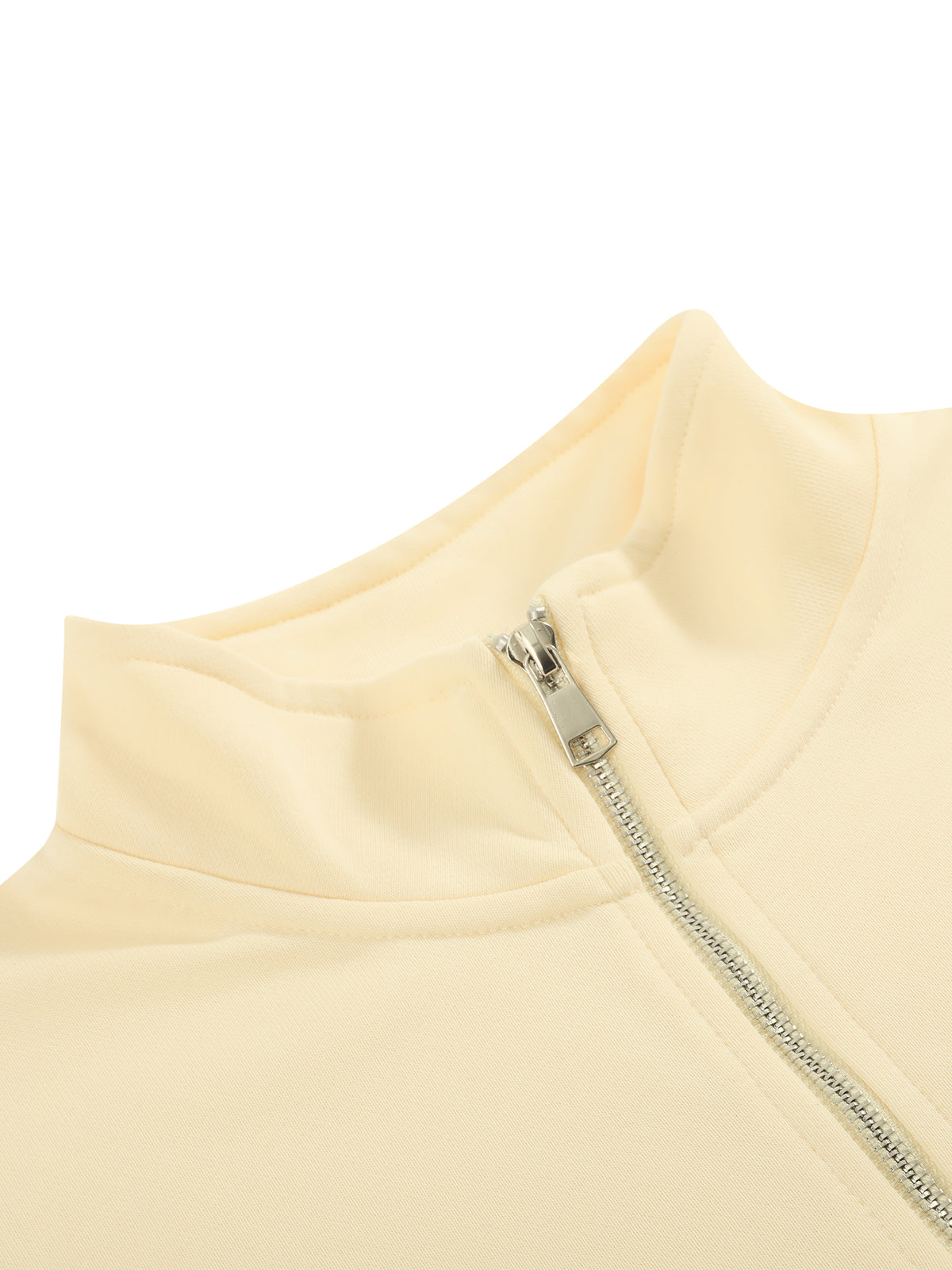 The GFG Heritage Quarter-Zip Crop Sweatshirt — Black Crown