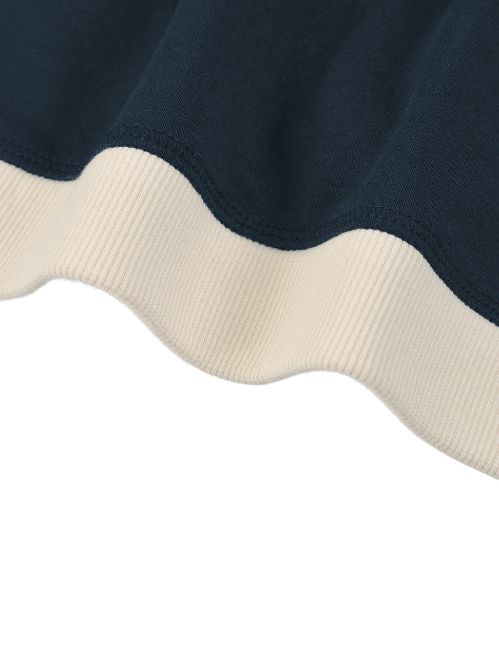 The GFG Heritage Colour Block Crop Tee — Black Crown