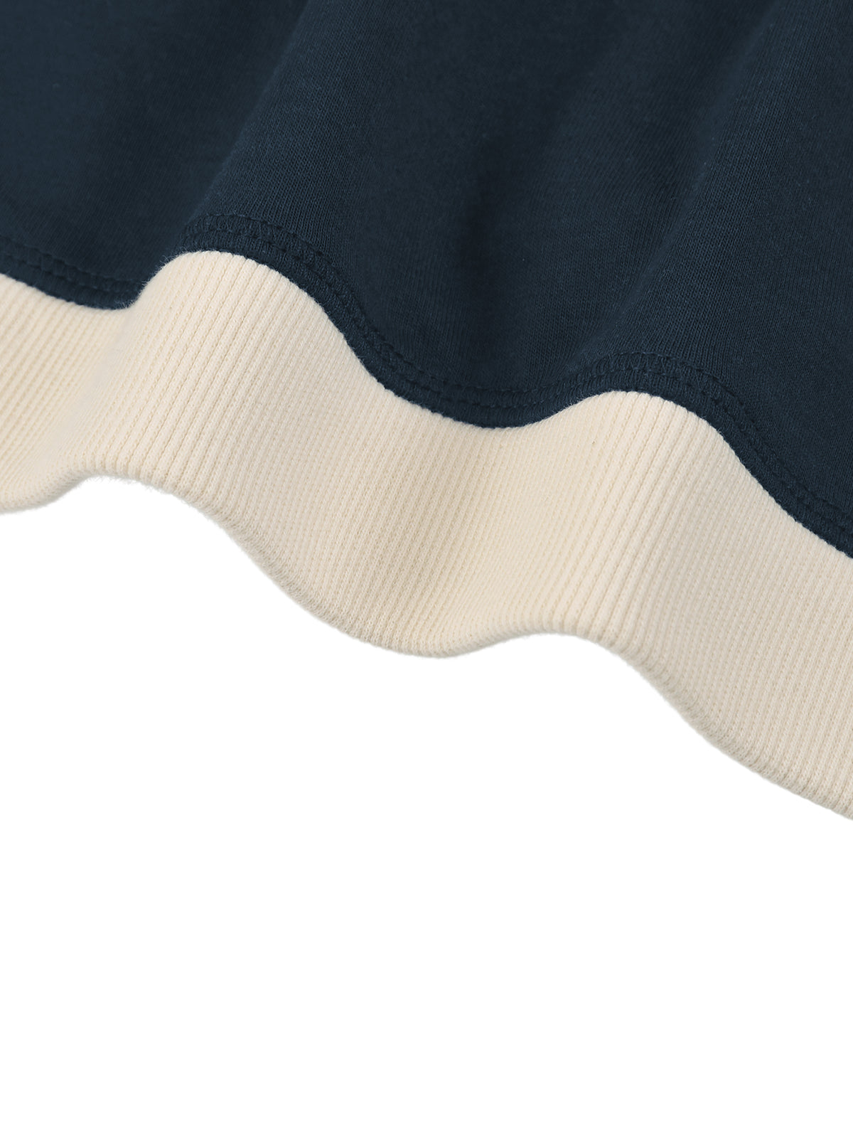 The GFG Heritage Colour Block Crop Tee — Black Crown