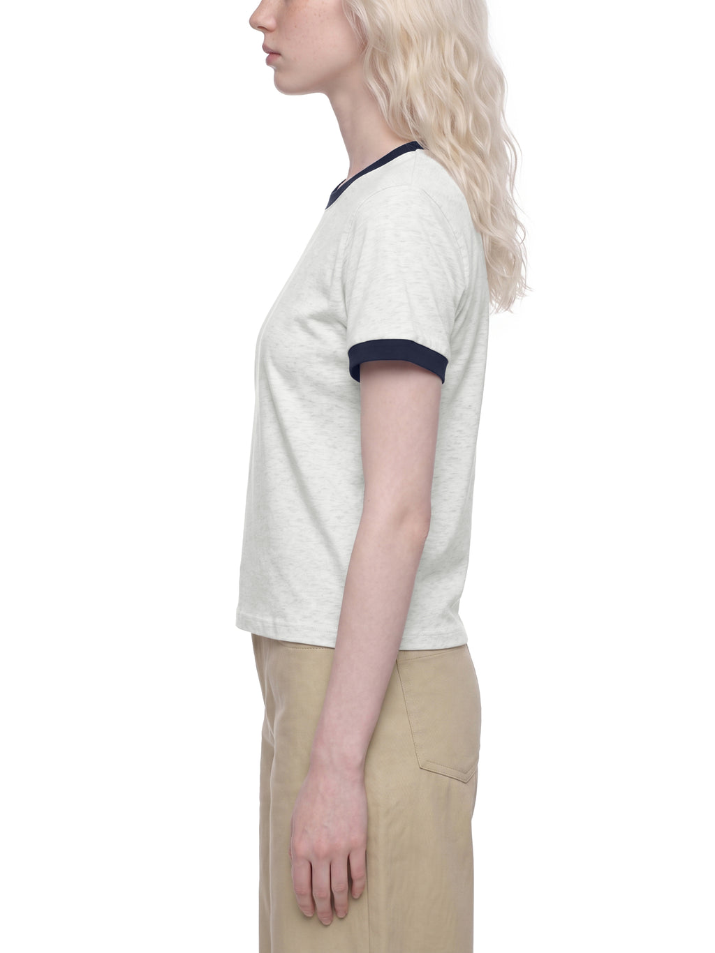 The GFG Heritage Colour Block Ringer Tee — Navy Crown